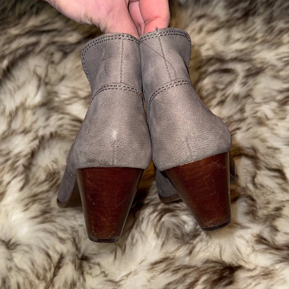 Frye Women's Gray Blue Ankle Booties - Picture 5 of 7